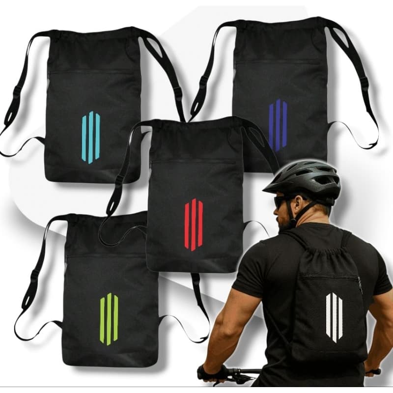 Mochila Esportiva Saco com Forro Impermeável para Academia e Passeio