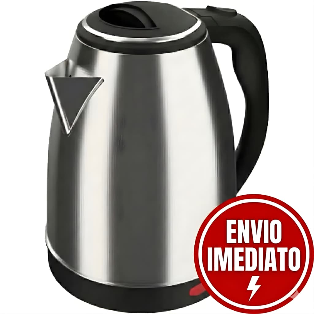 Chaleira Jarra Elétrica 2 Litros Inox Rápida Café Chá Desligamento Automático 110V 220V