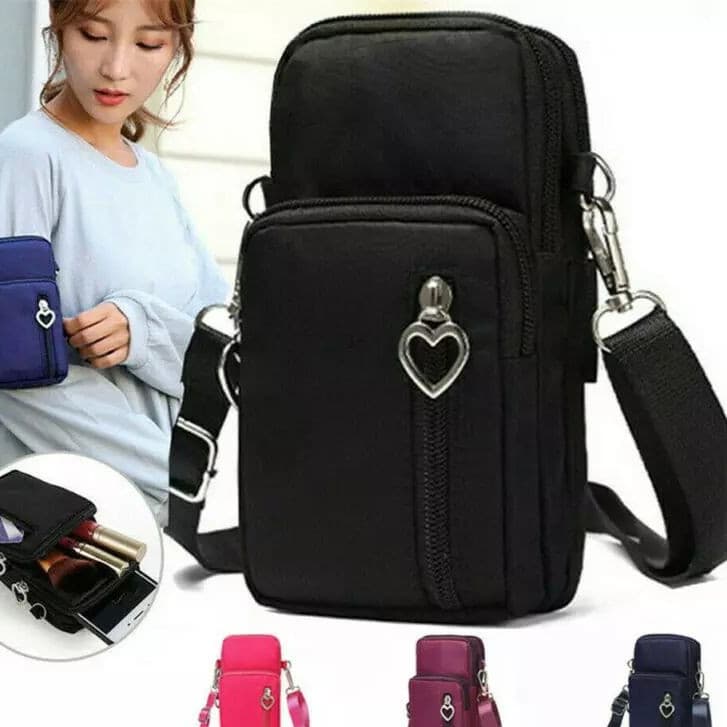 Bolsa de celular bolsa mensageiro feminino nova versão coreana da mini bolsa de moedas com pescoço vertical