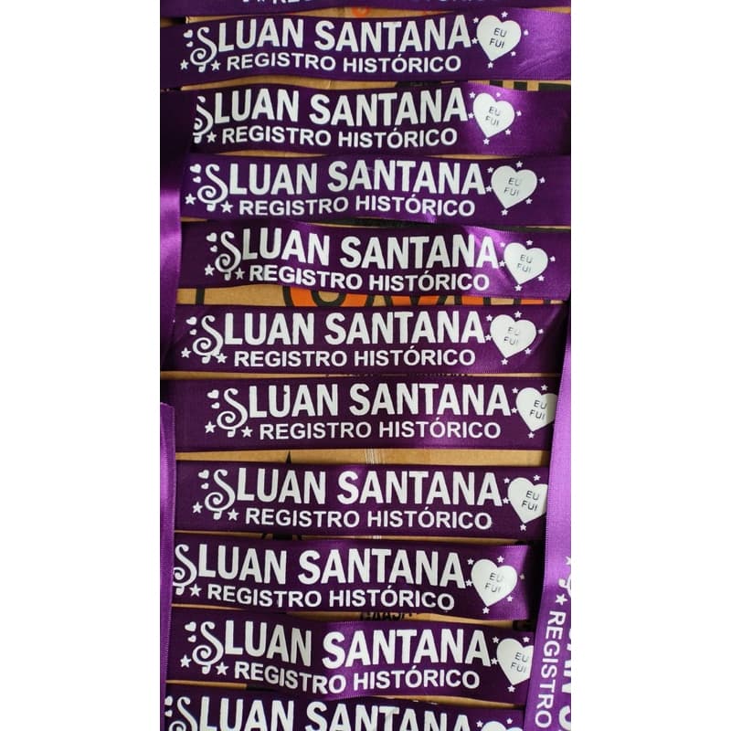 10 HeadBand Faixa de Cabeça - Luan Santana (Registro Histórico) / EVENTOS /SHOWS / ANIVERSÁRIO