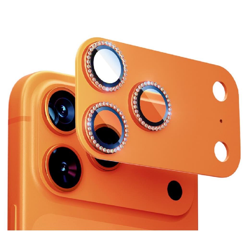 Película De Câmera Traseira Alumínio Lente Vidro Temperado Compatível Com iPhone 17 Pro / 17 Pro Max