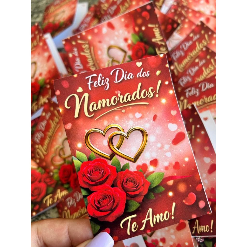 Cartão de Mensagens/ Dia dos Namorados - Feliz Dia dos Namorados