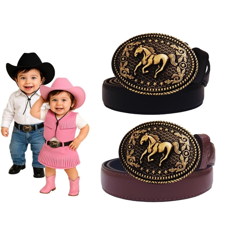 CINTO FIVELA CAVALINHO COUNTRY INFANTIL BEBÊ SERTANEJO COWBOY RODEIO FESTA JUNINA SÃO JOÃO