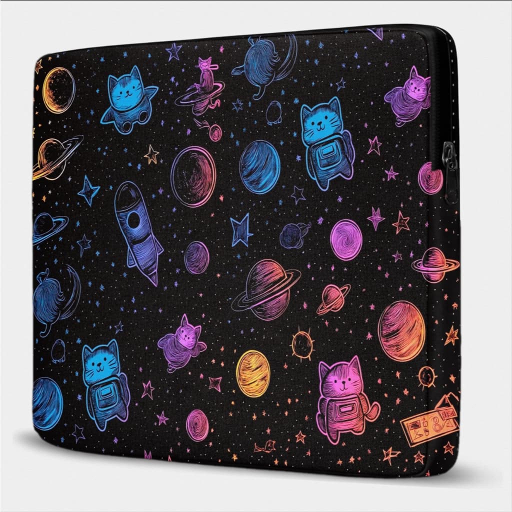 Capa Case para Notebook gatinhos desenhos lançamento
