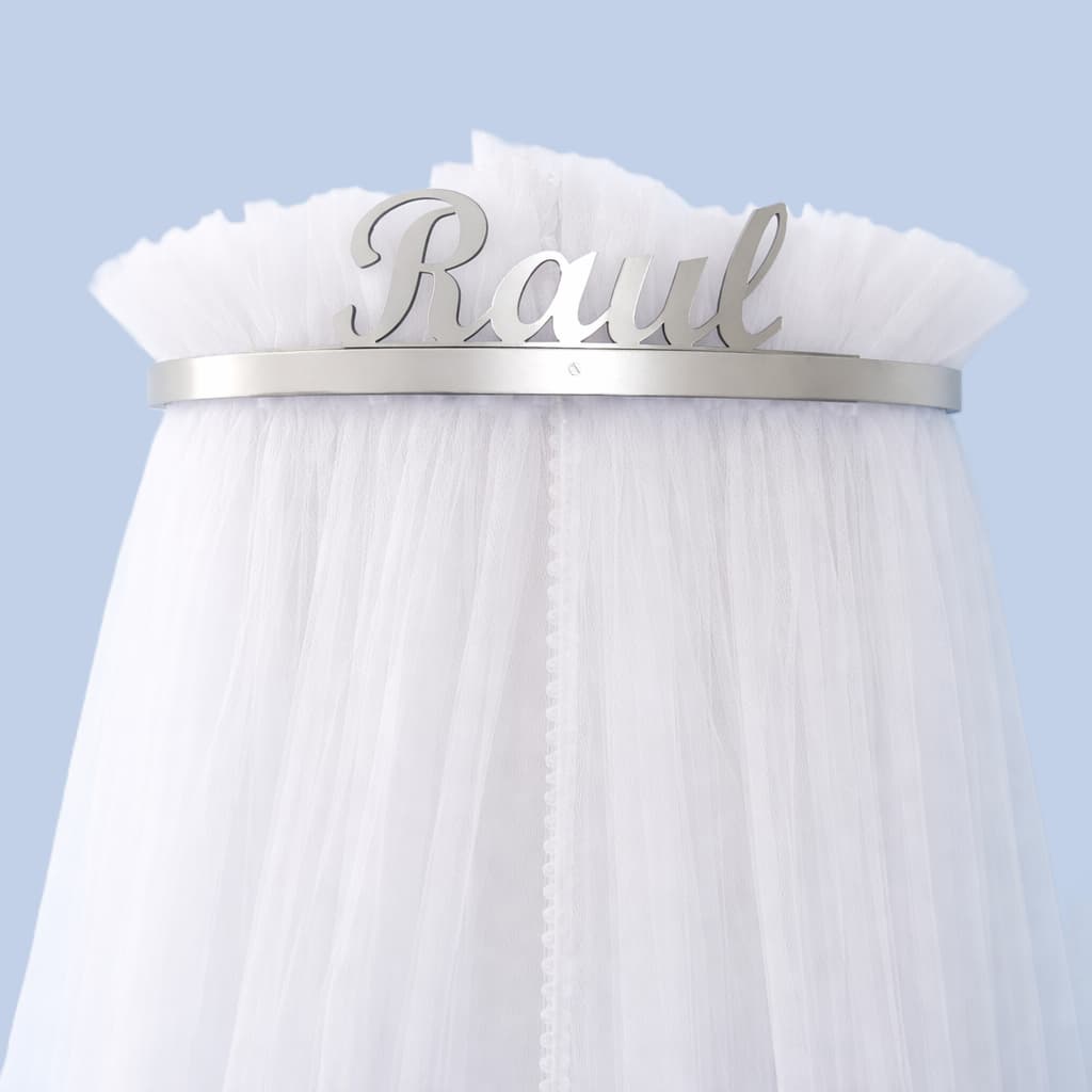 Kit Dossel Personalizado com Nome + Mosquiteiro de Tule ou Voil