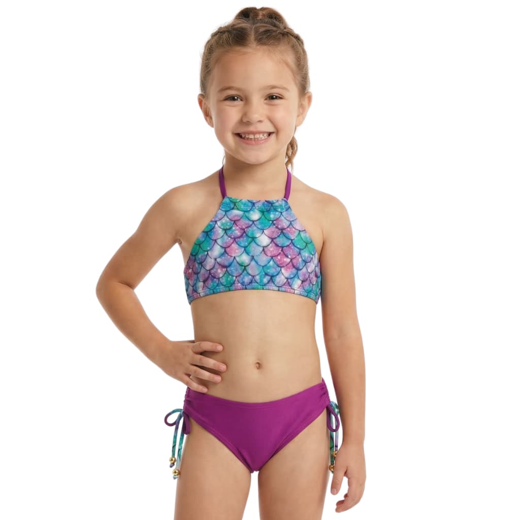 Biquíni uv moda praia/piscina Infantil/juvenil do 2 ao 16 anos