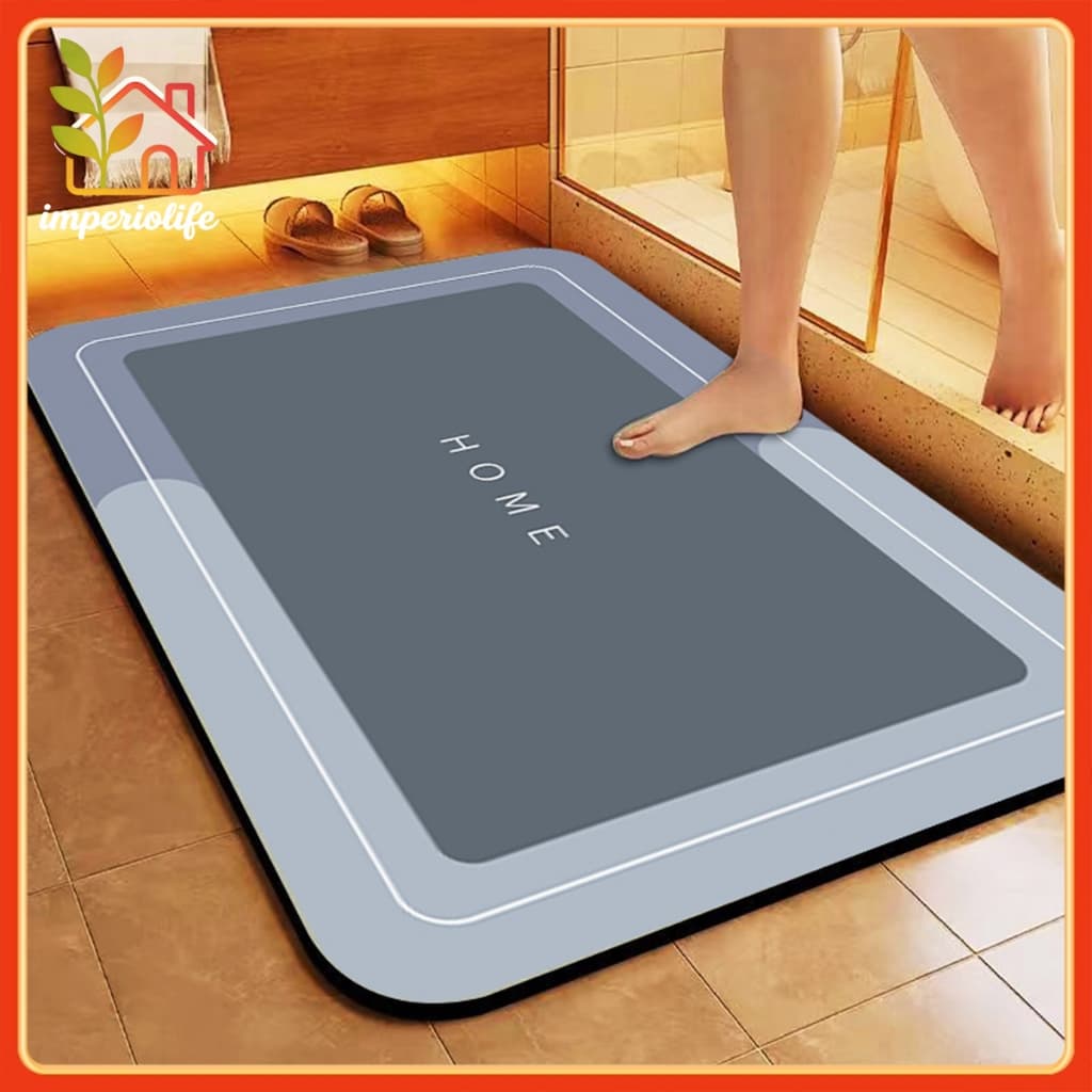 Tapete Banheiro Antiderrapante Absorvente de Secagem Rápida entregar Cor e Estampas sortidos