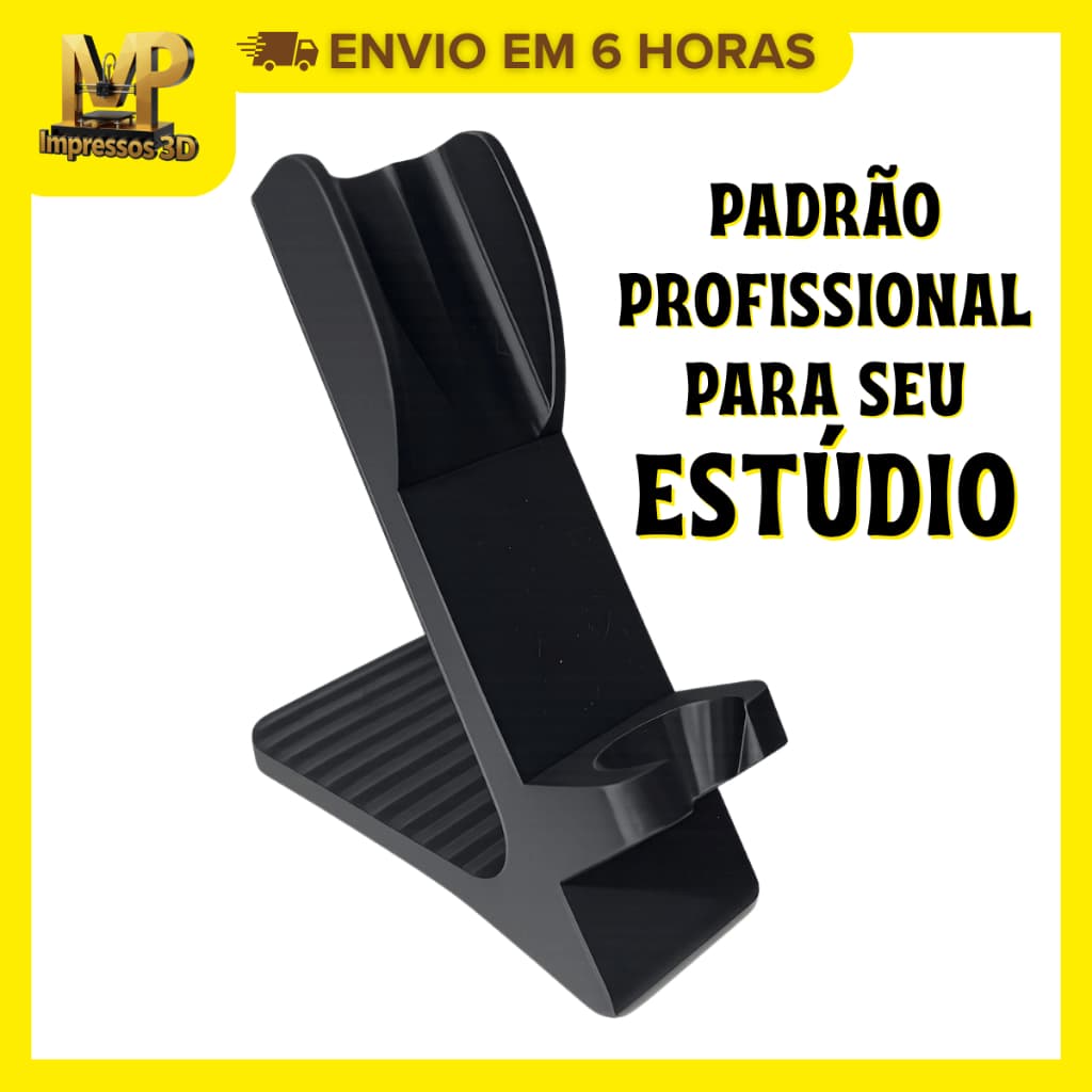 Suporte para Máquina Tattoo Pen | Organizador de Bancada Profissional | Base Estável para Tatuagem