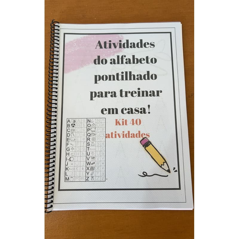 Apostila de Atividades Pontilhadas para Alfabetização e Treinamento Infantil