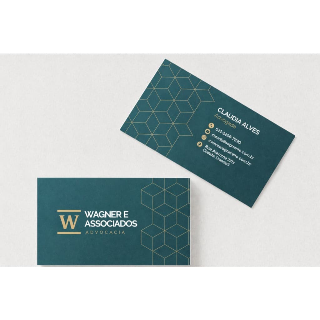 Cartão Impresso Personalizado - 100 Unidades