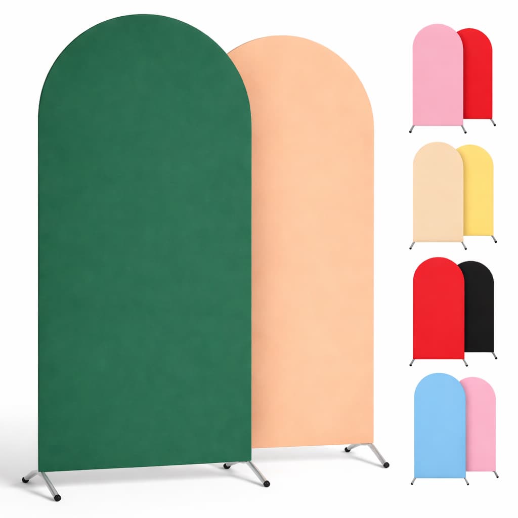 Painel Romano Capa Cor Lisa Festa Aniversário Decoração Tecido Elástico Veste Facil 2x1m