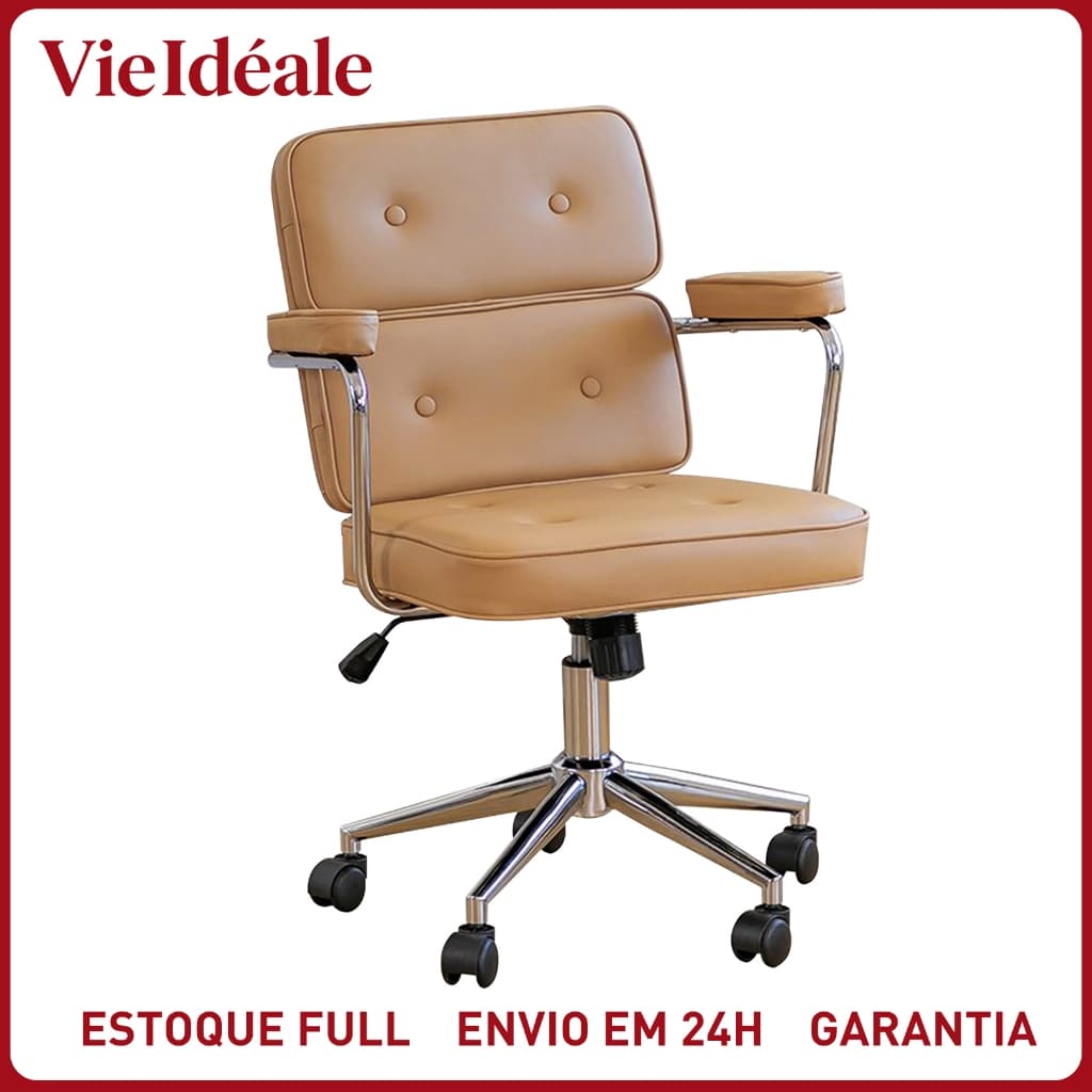 Cadeira De Escritório Giratória Super Luxuosa Para Diretor