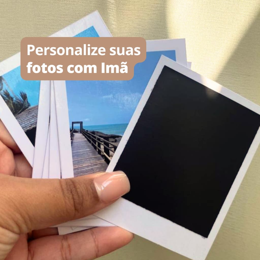 Kit 45 Mini Fotos com Imã 8,7 x 6,7 cm Alta Qualidade com Envio Rápido