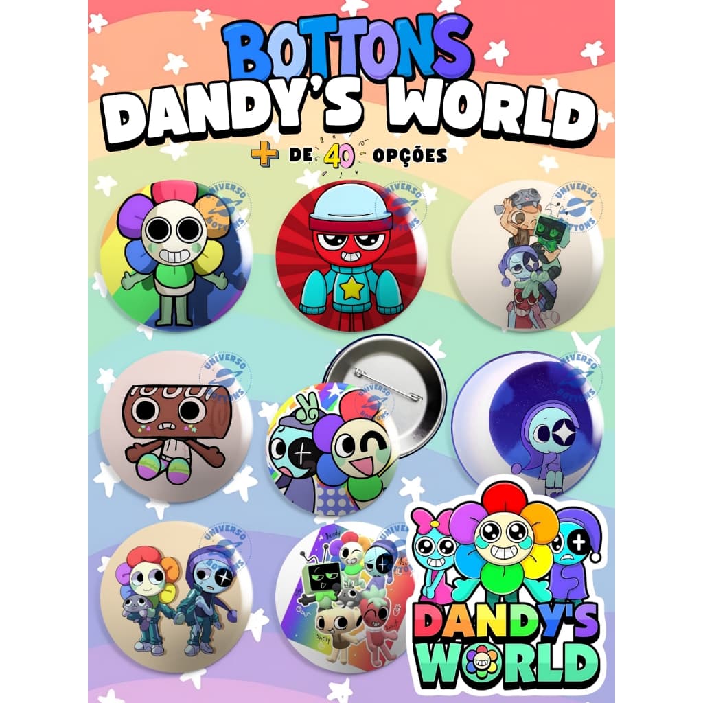 Bottons DANDY'S WORLD 3,8cm e 5,5cm - Broche - Kit de Bottons