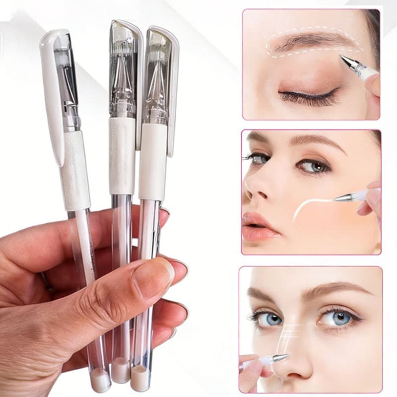 3 Caneta Para Design De Sobrancelhas Micropigmentação Gel Branca Microblading Marcação Da Pele