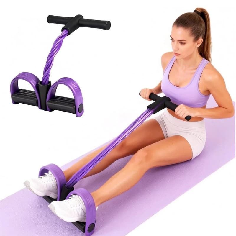 Extensor Elástico Profissional Multiuso Para Exercícios Academia Ginástica Yoga Corda Elástica