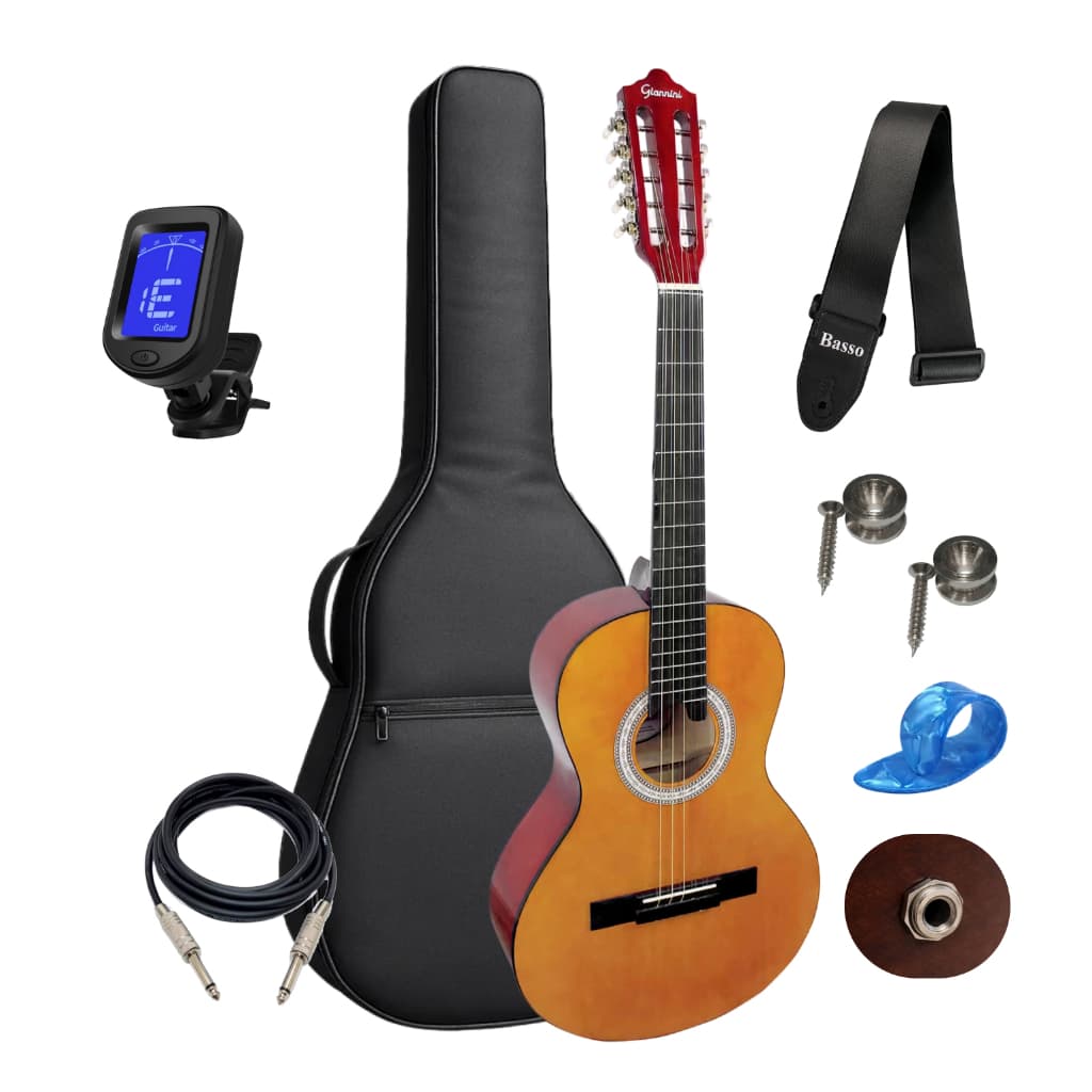 Kit Viola Eletrica Giannini Vs14 Natural Captador Acessorios