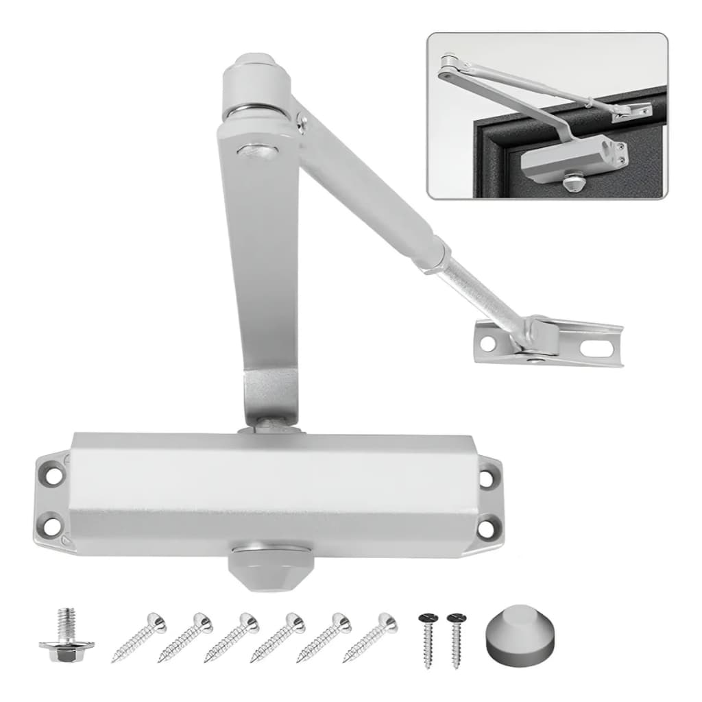 Mola Aérea Fechador Porta 45Kg | Fechamento Suave Automático, Ideal para Casa e Loja