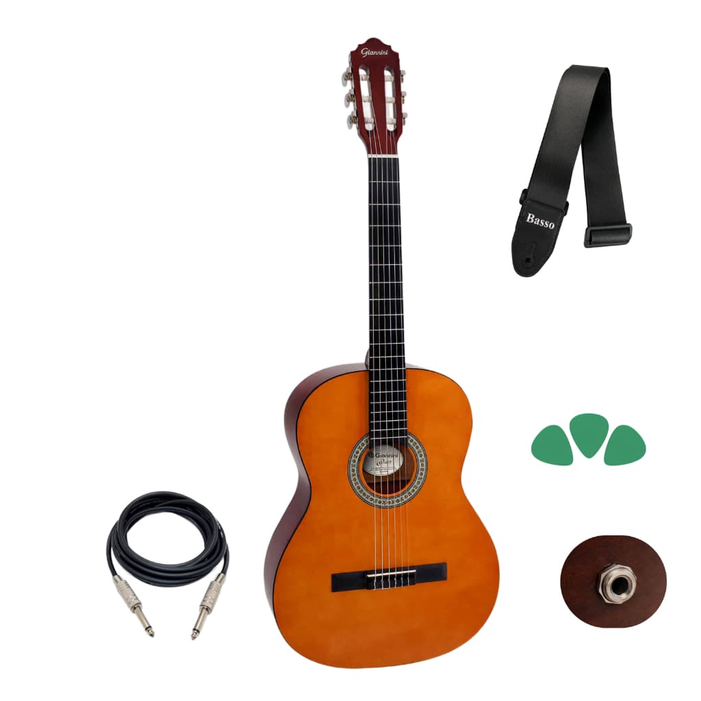 Violao Eletrico Giannini Nylon Start N14 Estudante Natural
