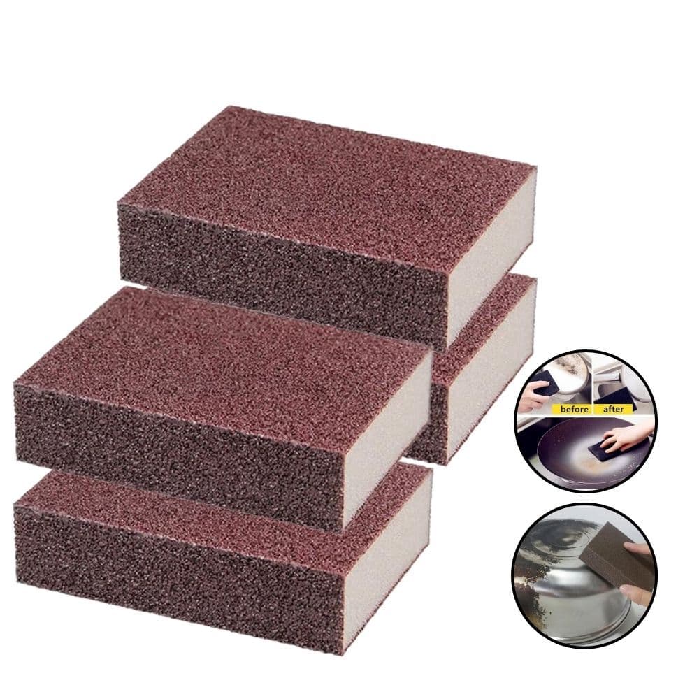 Kit Esponja Magica Limpeza Pesada 2/4/6 Peças Tira Manchas Riscos Ferrugem Sujeiras Multiuso
