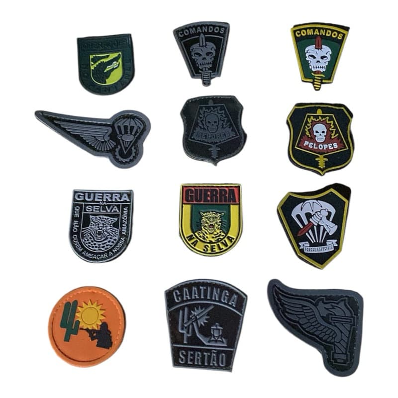 Brevê Emborrachado EB com velcro