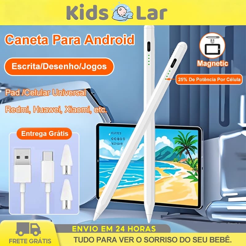 Caneta Stylus Touch Ponta Fina Escrever Adequada Para Redmi Android Sem Atraso De Escrita Com Huawei Universal