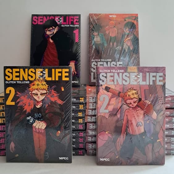 Mangá Sense Life - Volumes 1 e 2 - Editora MPEG - Novo  (Lacrado)