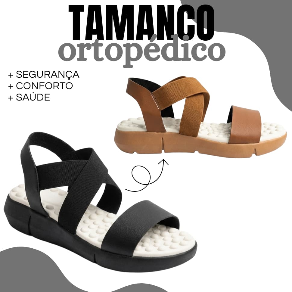 Sandália Ultra Conforto Chinelo para Esporão e Facite Plantar Anabela Original