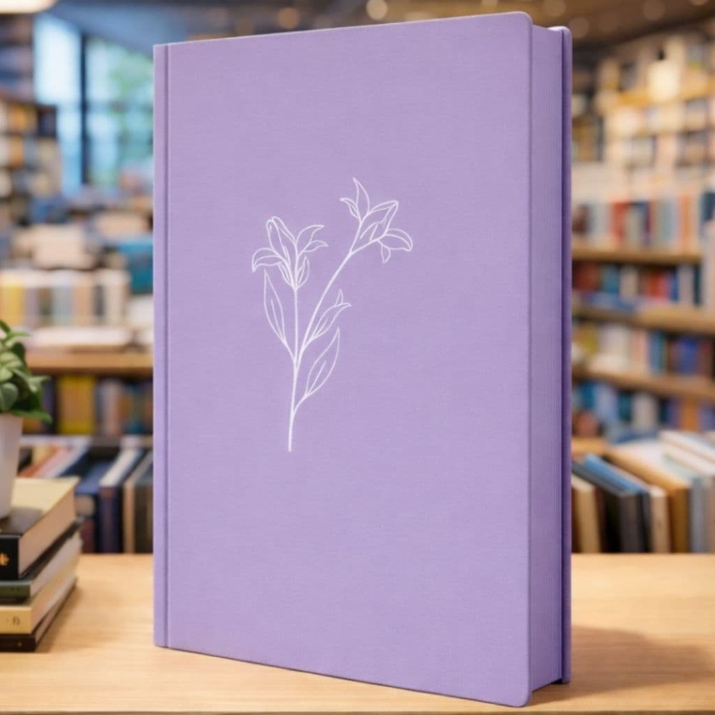 Biblia Feminina NVI | Letra Maior | Lirios Lilás | Capa Dura