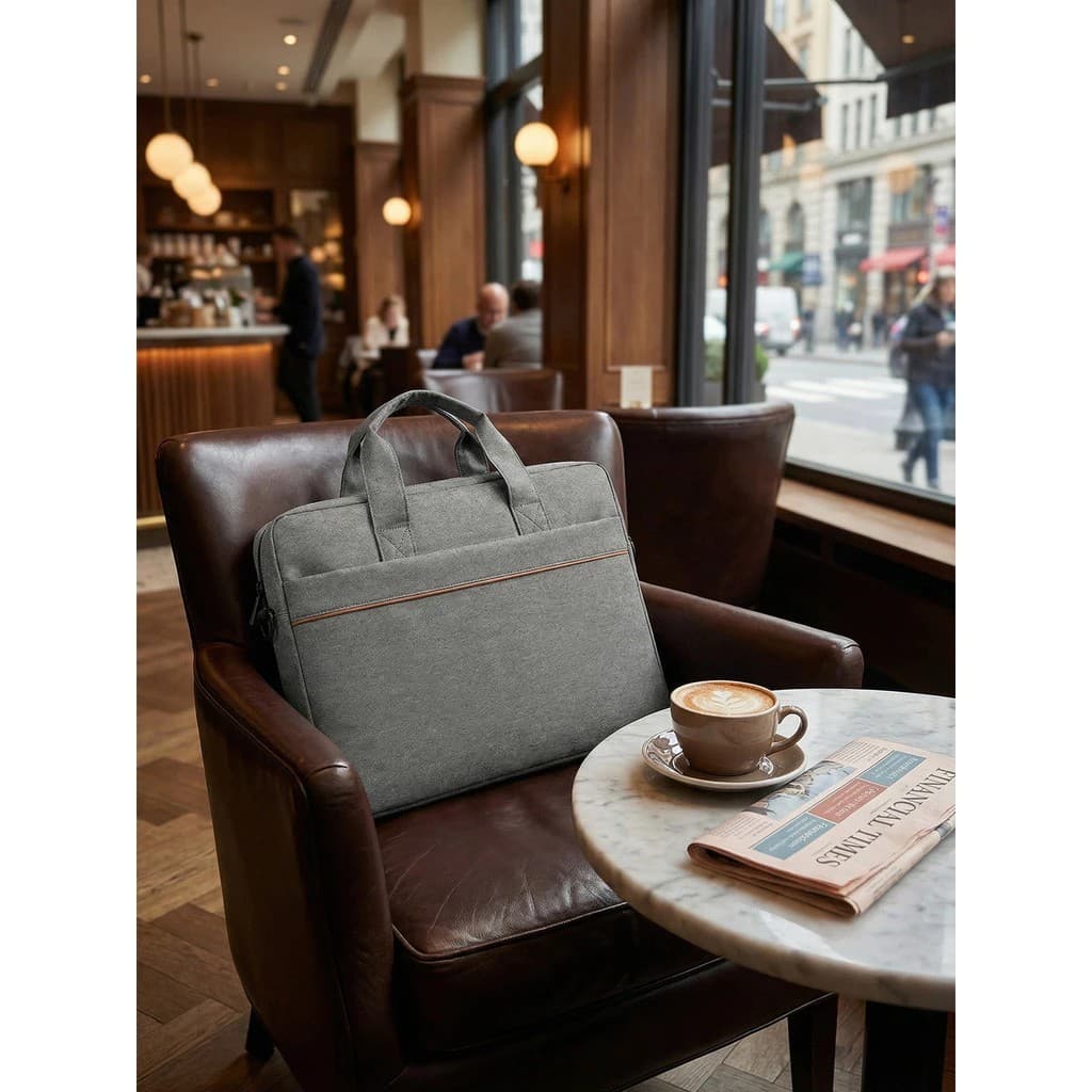 Pasta Bolsa Notebook 15.6 Polegadas Executiva Slim Unissex Alça Transversal Viagem Trabalho D715