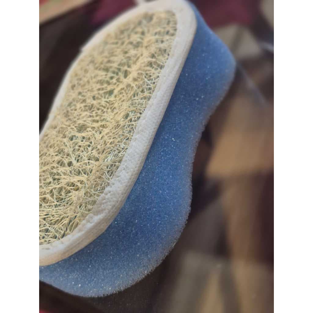 Esponja Para Banho Limpeza Profunda Soft e bucha vegetal cores SORTIDAS