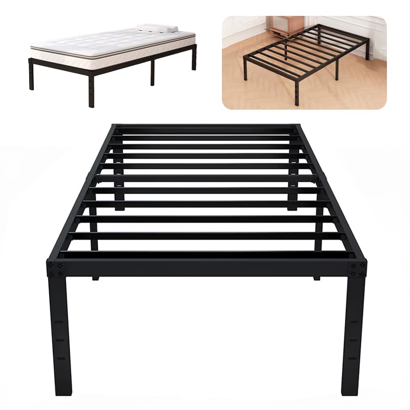 Estrado De Metal Para Cama de Solteiro/Cama De Casal Cama Fácil De Instalar Dobrável Capacidade 1350KG Ripas de Aço O17