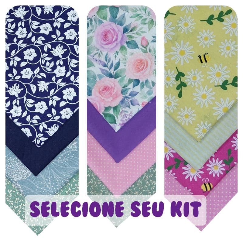 Kit Tricoline EXCLUSIVOS 4 Cortes 35 x 50 cm Artesanato Costura Criativa