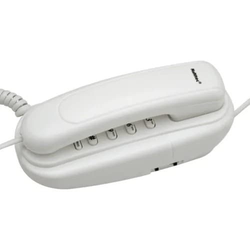 TELEFONE GONDOLA MESA OU PAREDE COM FIO BRANCO - MULTITOC
