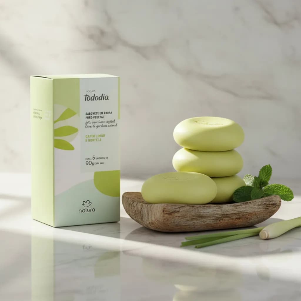 Sabonete Em Barra Natura Caixa 5 Unidades