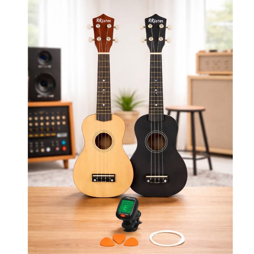 Ukulele Acústico  Soprano RRister Profissional com Capa