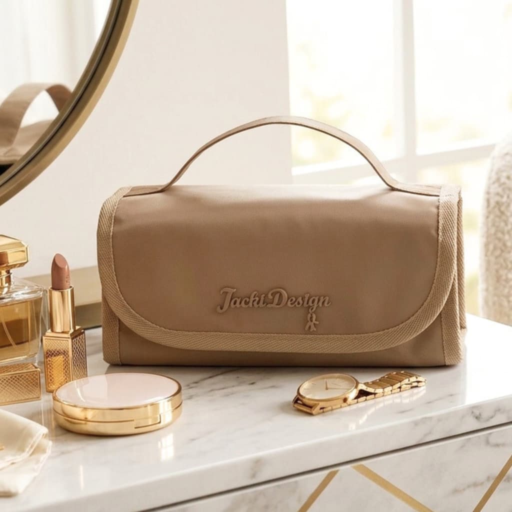 Necessaire Acetinado para Trabalho e Passeio - Leve e Espaçosa com melhor Custo-Benefício