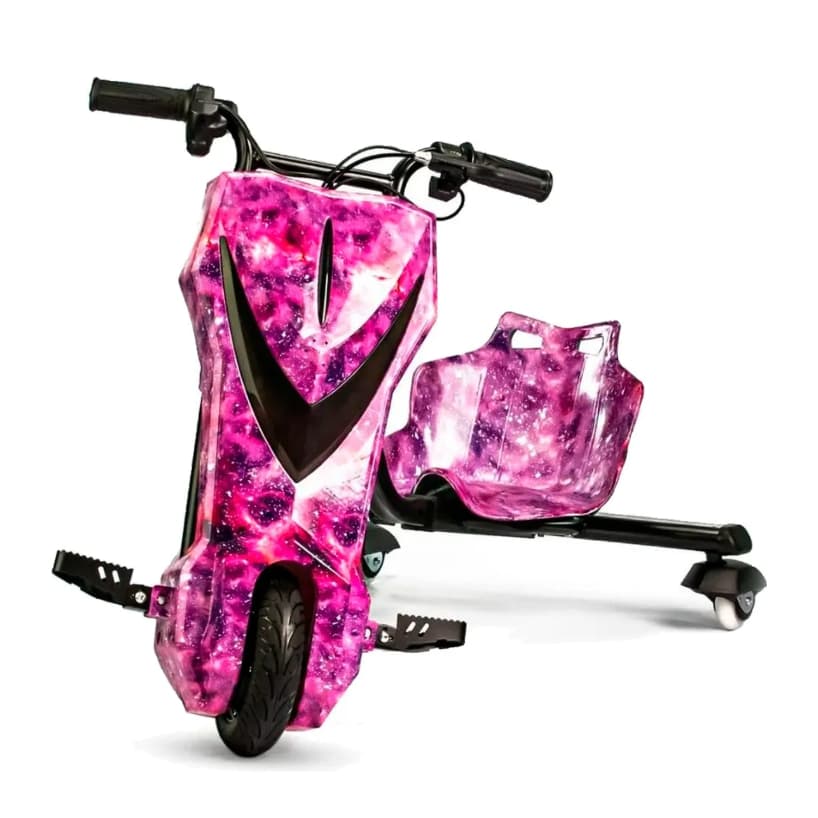 Triciclo Elétrico Drift Infantil e Adulto 3 Velocidades 350w Bluetooth Led 8 Polegadas