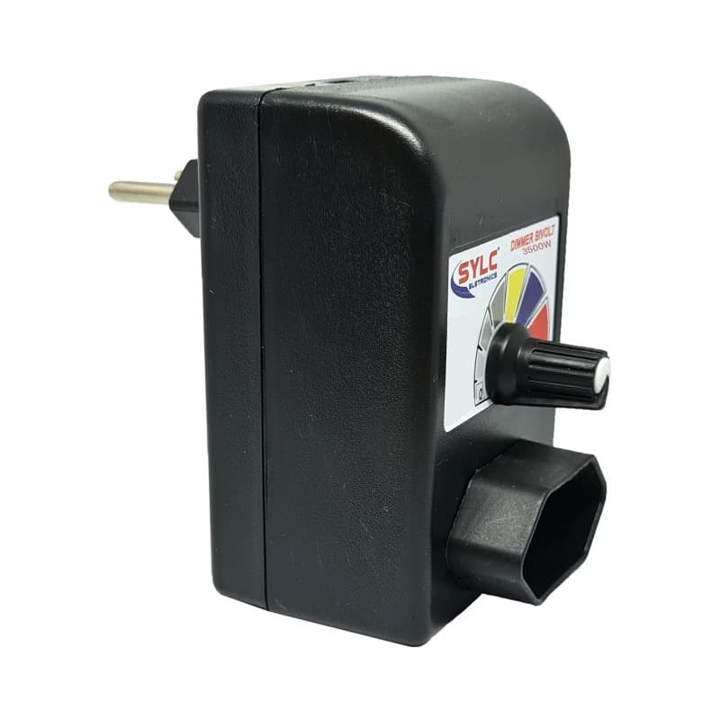 Dimmer Eletrônico Bivolt 3500W - Controle de Velocidade e Iluminação com Gabinete ABS