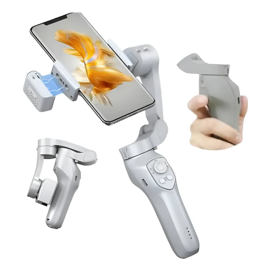 Gimbal Novavida L10 Portátil Dobrável – Estabilizador p/ Celular Potente