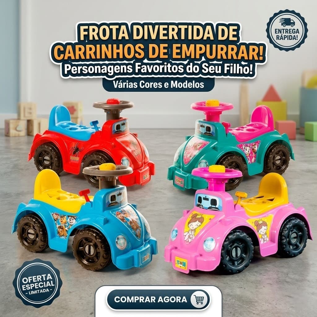 Carrinho Andador Educativo Infantil Princesa Príncipe Estimulação Menina Menino Motora Musical