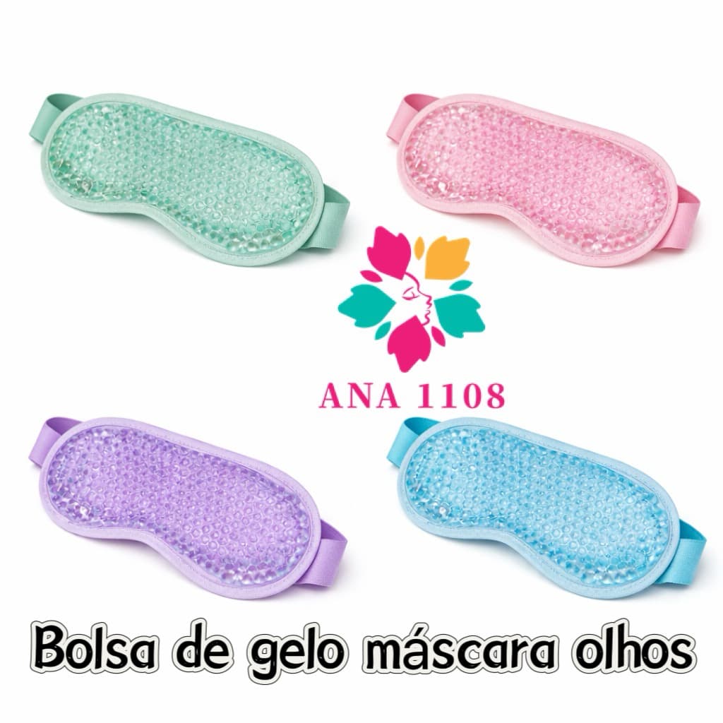 ANA1108 Máscara de Olhos Refrescante com Microesferas de Gel, Reutilizável, para Dormir-Rich