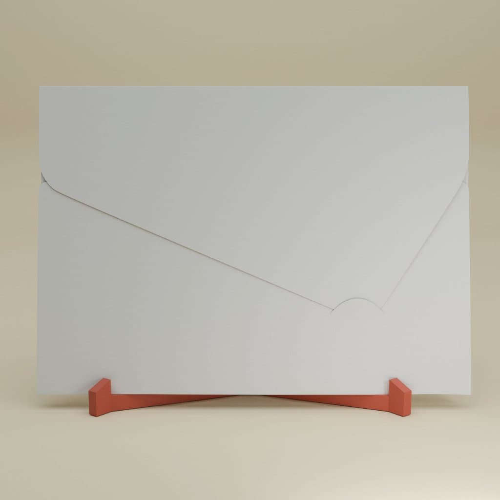 Envelope Convite de Casamento 15x21 Clássico Elegante