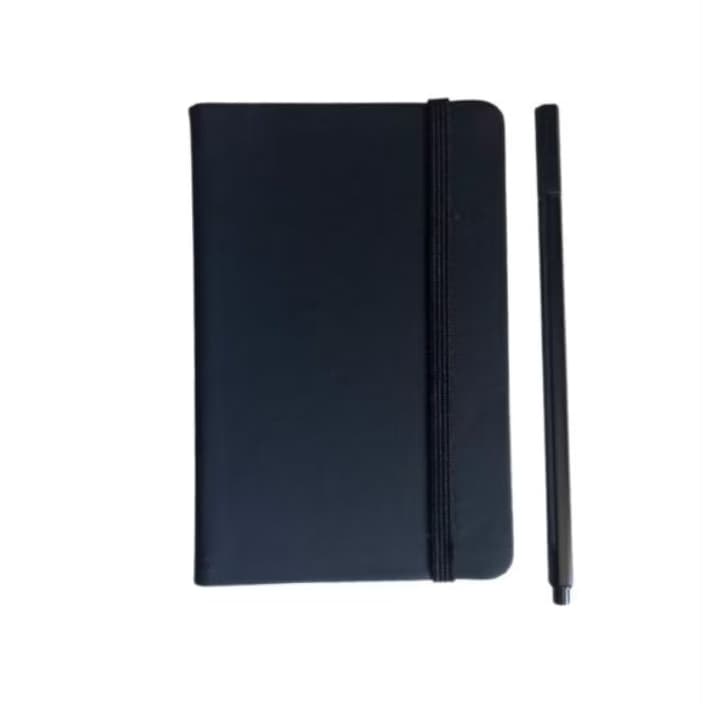 Caderno de Desenho 10x15 com Caneta Ponta Fina Preto