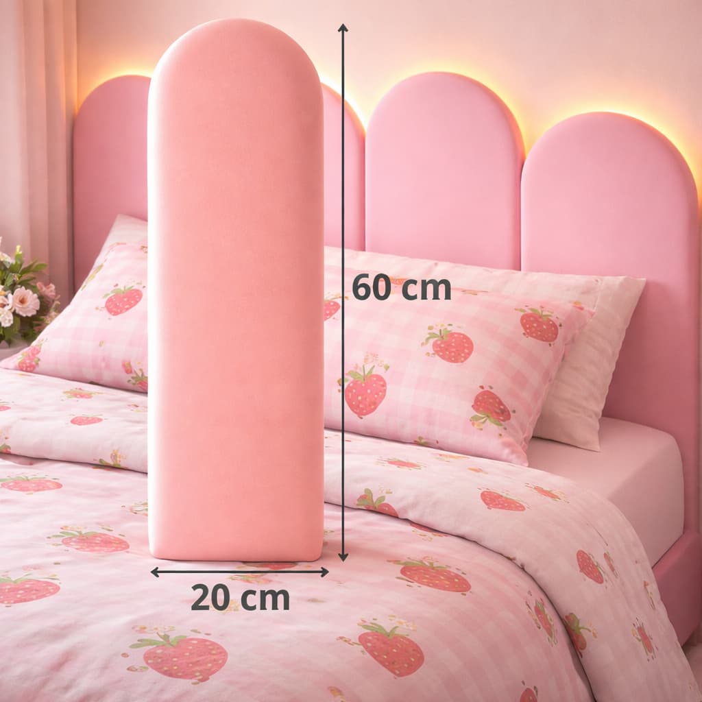 Cabeceira Modular Estofada Para Cama Box Casal Queen King 60x20 Retângular Nuvem - ENVIO RÁPIDO