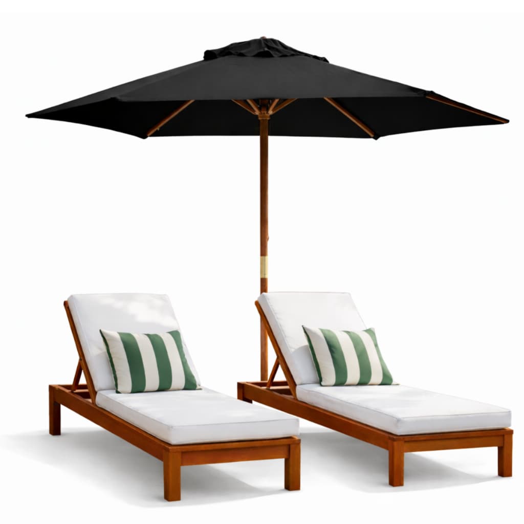 Ombrelone Madeira Gigante Central Redondo 3,00 Piscina Praia