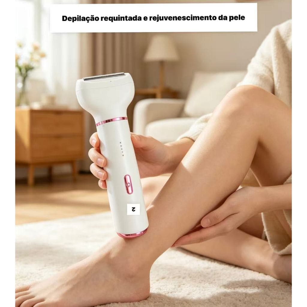 Kit de Beleza  Depilador Elétrico 5 em 1 Aparador para Sobrancelha Axila Corpo-M7