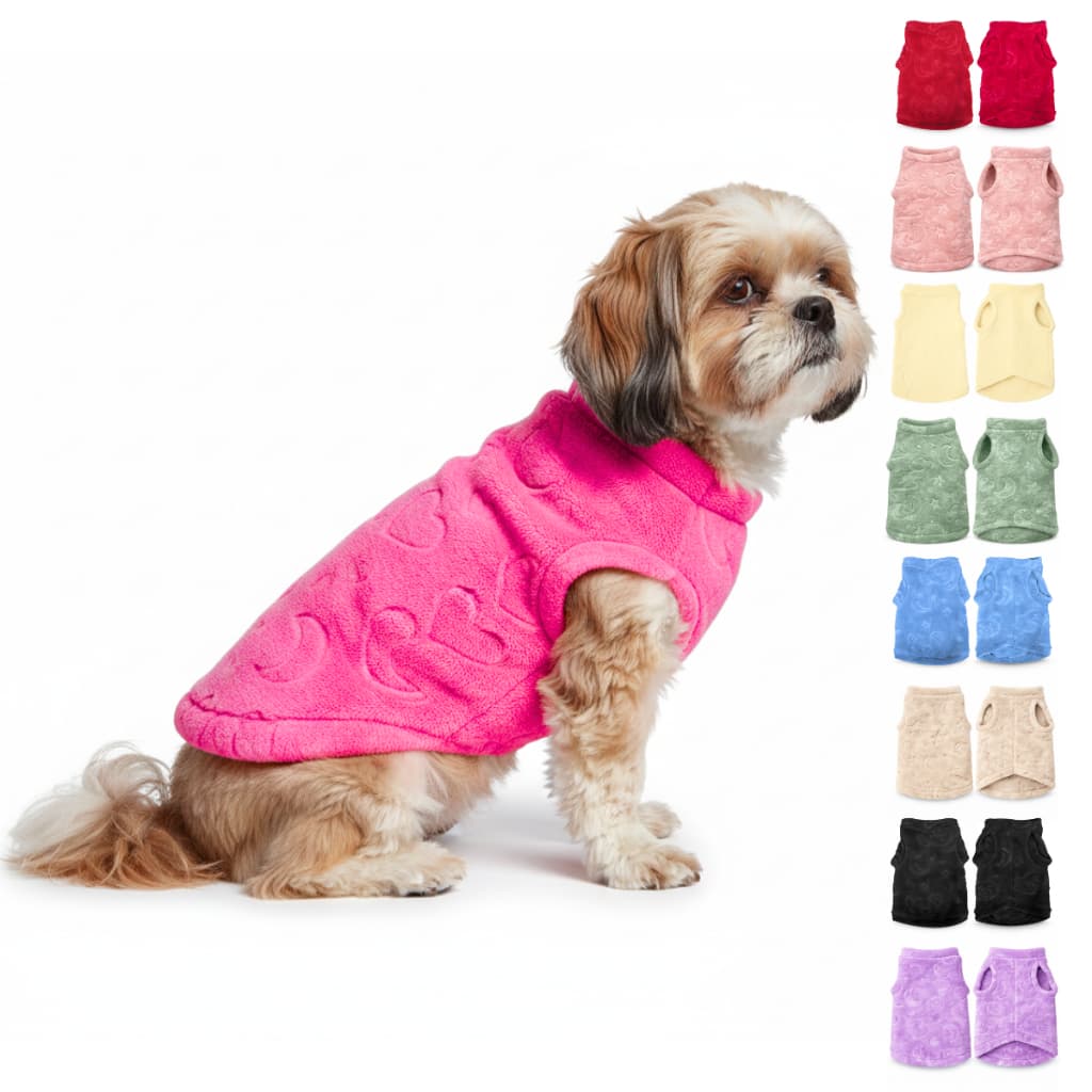 Roupa Suéter Roupinha Vestidinho Para Cachorros E Gatos Verão 100% Poliéster