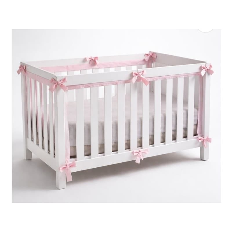 2 laterais de tela protetora anti sufocante,cobre a grade toda,