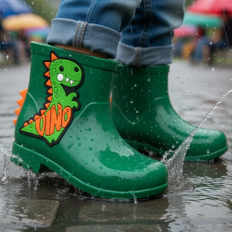 Galocha Infantil Menino Bota Masculina Criança Leve Confortável Anatômica